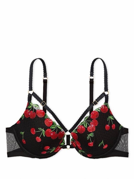 Victoria's Secret Other - Victoria’s Secret VERY SEXY Cherry Embroidery Push-Up Bra